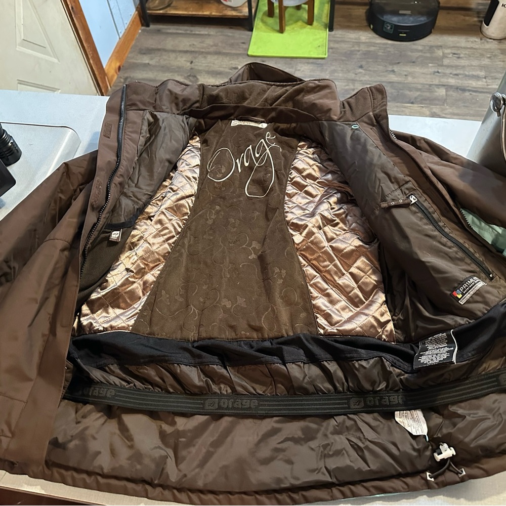 Orage Women's Brown Ski Jacket